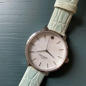 Kate Spade genuine leather watch with mother of pearl face